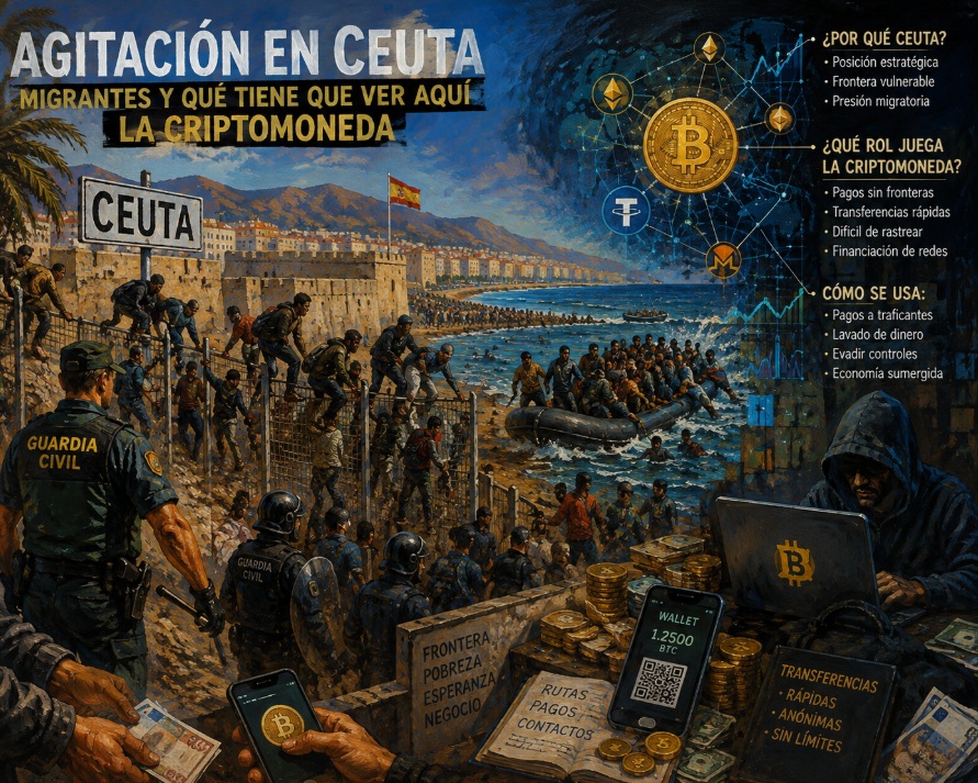 Il trambusto a Ceuta, i migranti e cosa c’entrano le criptovalute