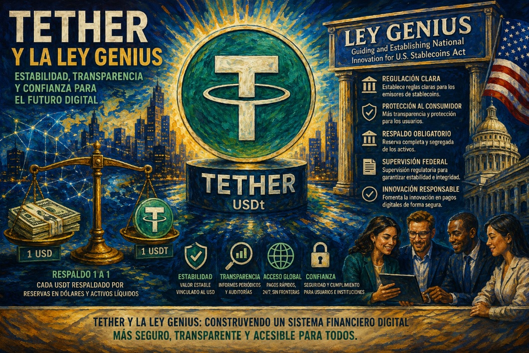 Tether e GENIUS Act: come la nuova legge statunitense cambierà il futuro dell’USDT e dell’intero mercato degli stablecoin